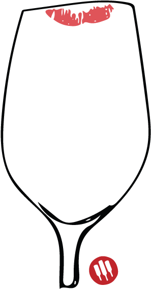 Lip Stain On Glass (600x600), Png Download