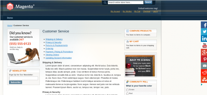 Magento Extension Social Share Button By Raghunathgurjar - Magento (725x680), Png Download