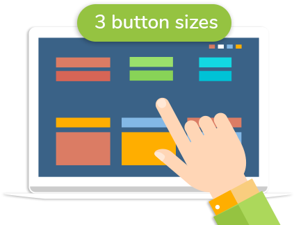 Button Sizes - Button (514x394), Png Download