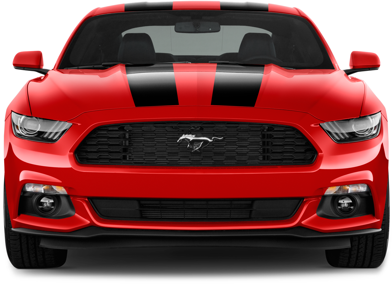 Frente - 2017 Ford Mustang Front (2048x1360), Png Download