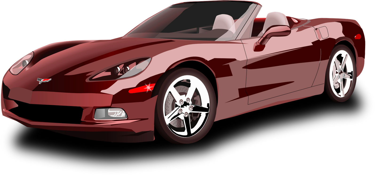 Png De Carro - Sports Car Clip Art (1600x747), Png Download