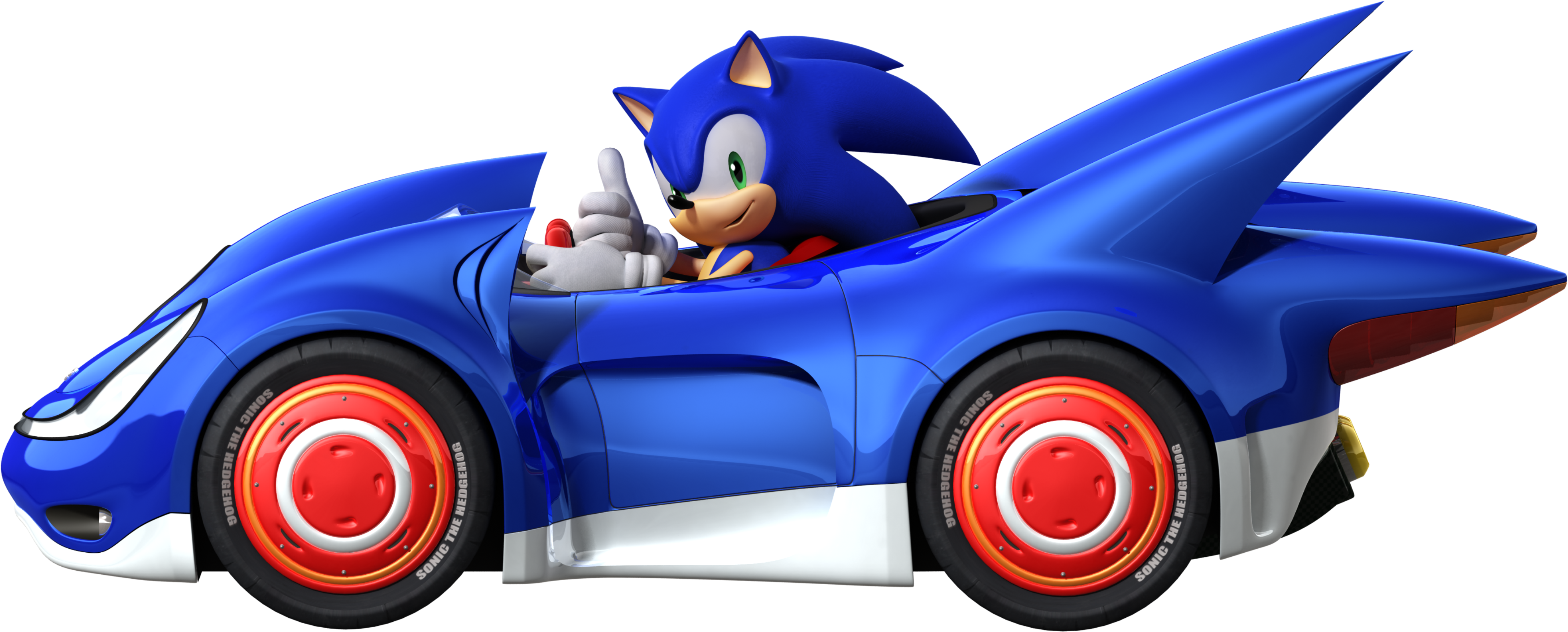 sonic the hedgehog car