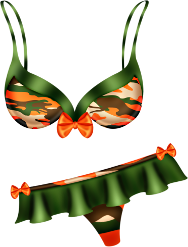 Ribbon 1 - Lingerie (373x489), Png Download