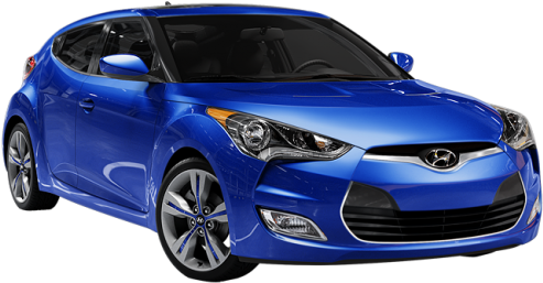Verdades E Mentiras Sobre Carros - 2015 Hyundai Veloster Turbo Black (500x269), Png Download