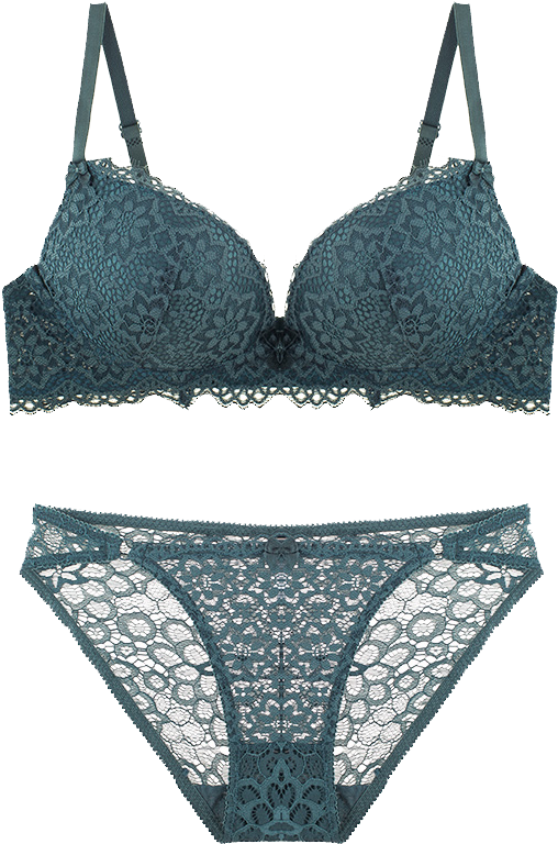 Kvoz No Steel Ring Bra Set Gathered Seamless Lace Sexy - Бюстгальтер 2018 (800x800), Png Download