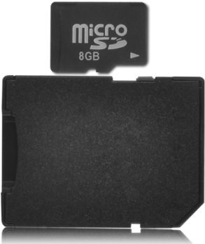 8gb Micro Sd Card Adapter - Micro Sd (400x400), Png Download
