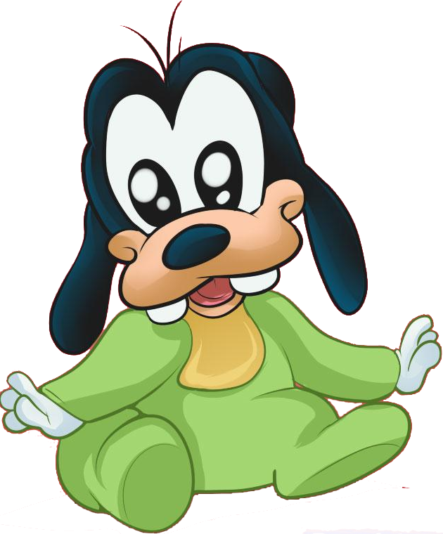 Goofy Baby Mickey Mouse Minnie Mouse Drawing - Disney Baby Png (630x760), Png Download