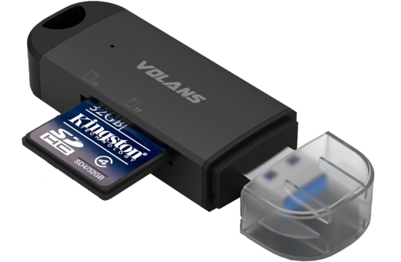 Sd Card Reader - Kingston Fcr Mlg2 (800x450), Png Download