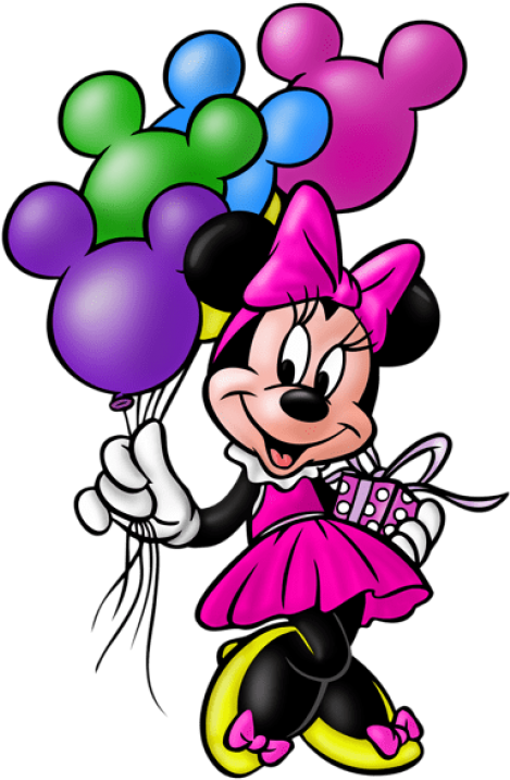 Clipart Train Minnie Mouse - Minnie Mouse (393x600), Png Download