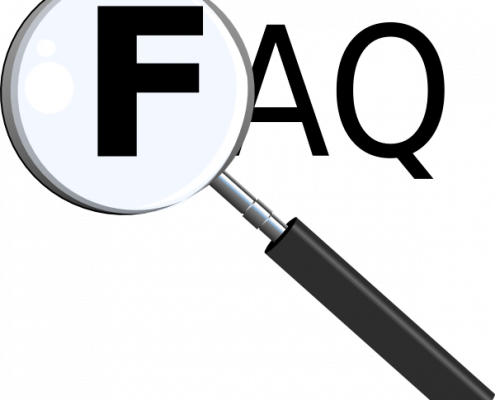 Pat Faqs - Magnifying Glass Clipart (495x400), Png Download