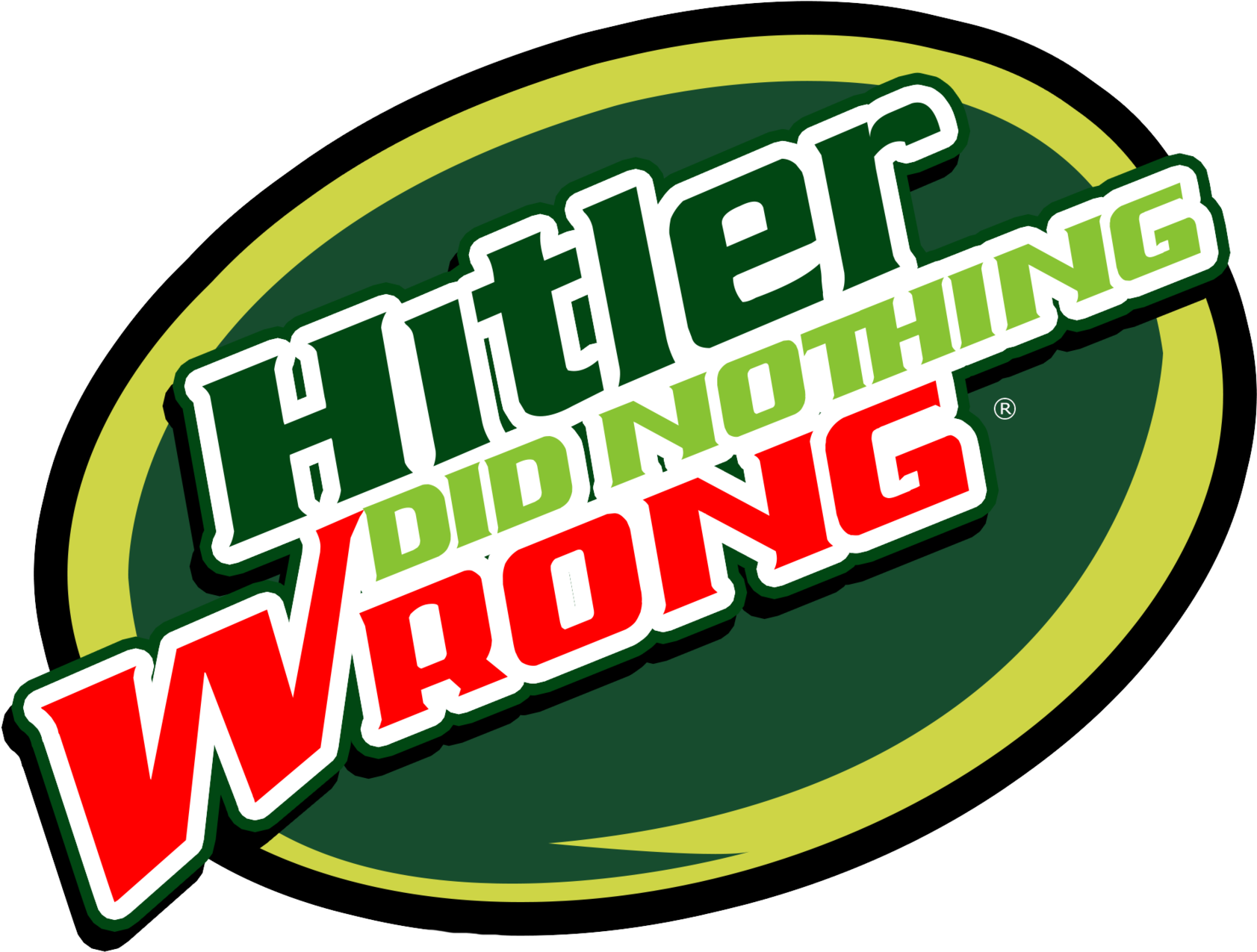 Hitler Mtn Dew - Hitler Did Nothing Wrong (2000x1411), Png Download