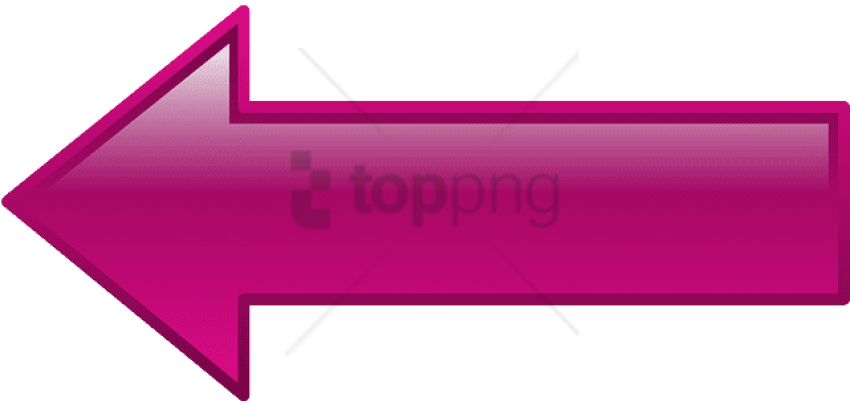 L Shaped Arrow Pink Filled - Purple Left Arrow (600x280), Png Download