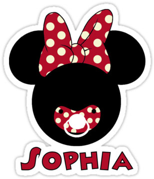 Red Minnie Mouse Png Baby Minnie Mouse Png - Disney Cruise Clipart (375x360), Png Download