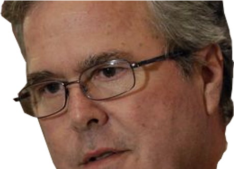 Jeb Supports Puerto Rico Statehood - Jeb Bush Head Png (660x330), Png Download