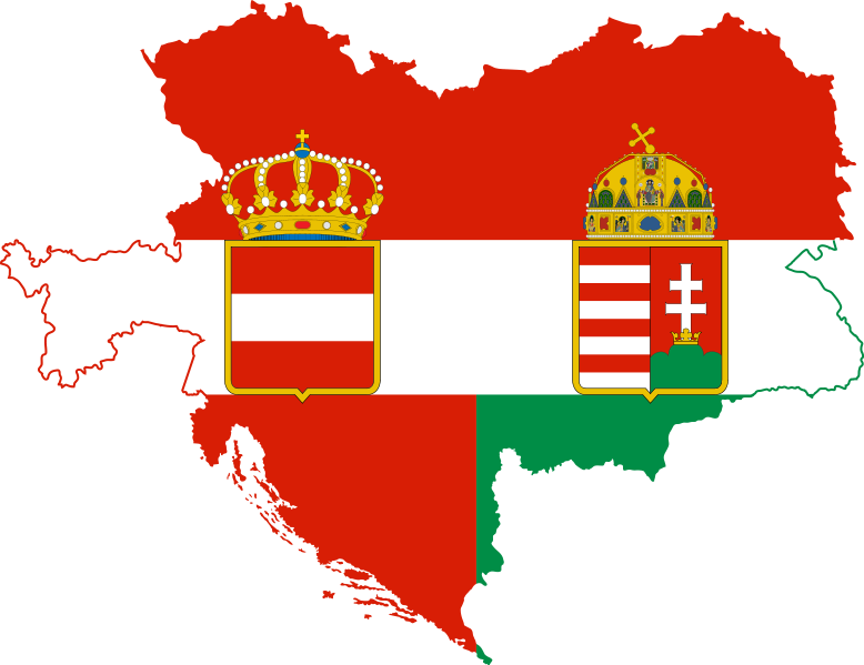 Altogether, The Absence Of Austria-hungary Helped Pave - Austrian Empire Flag Map (778x599), Png Download