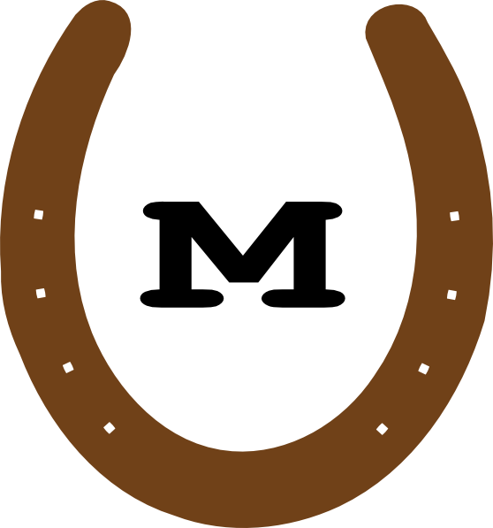 Png Royalty Free Stock Brown Horseshoe Clipart - Horse Shoe Brown (558x597), Png Download