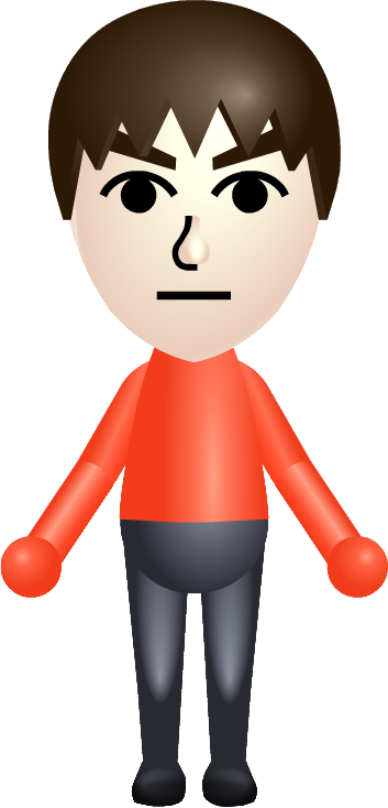 This Is How Playable Miis Would Work To Satisfy Most - Amiibo Mii Brawler [nintendo Wii U] (353x734), Png Download