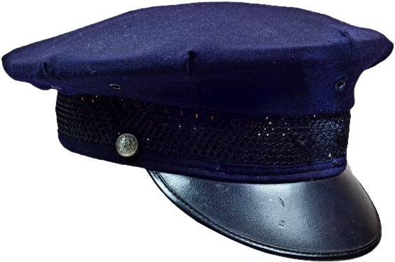 Fun Vintage Cop Hat In Dark Blue - Police Hat Transparent Background (563x563), Png Download