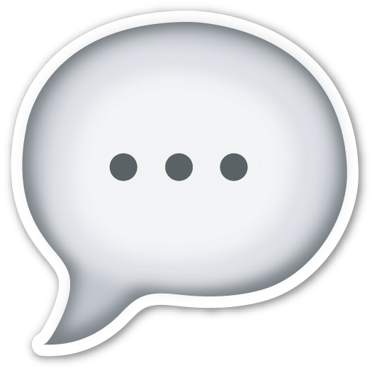 Speech Balloon - 💬 Emoji (525x523), Png Download