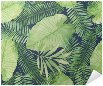 Tropical Seamless Pattern With Leaves - Tropical Seamless Pattern (400x400), Png Download