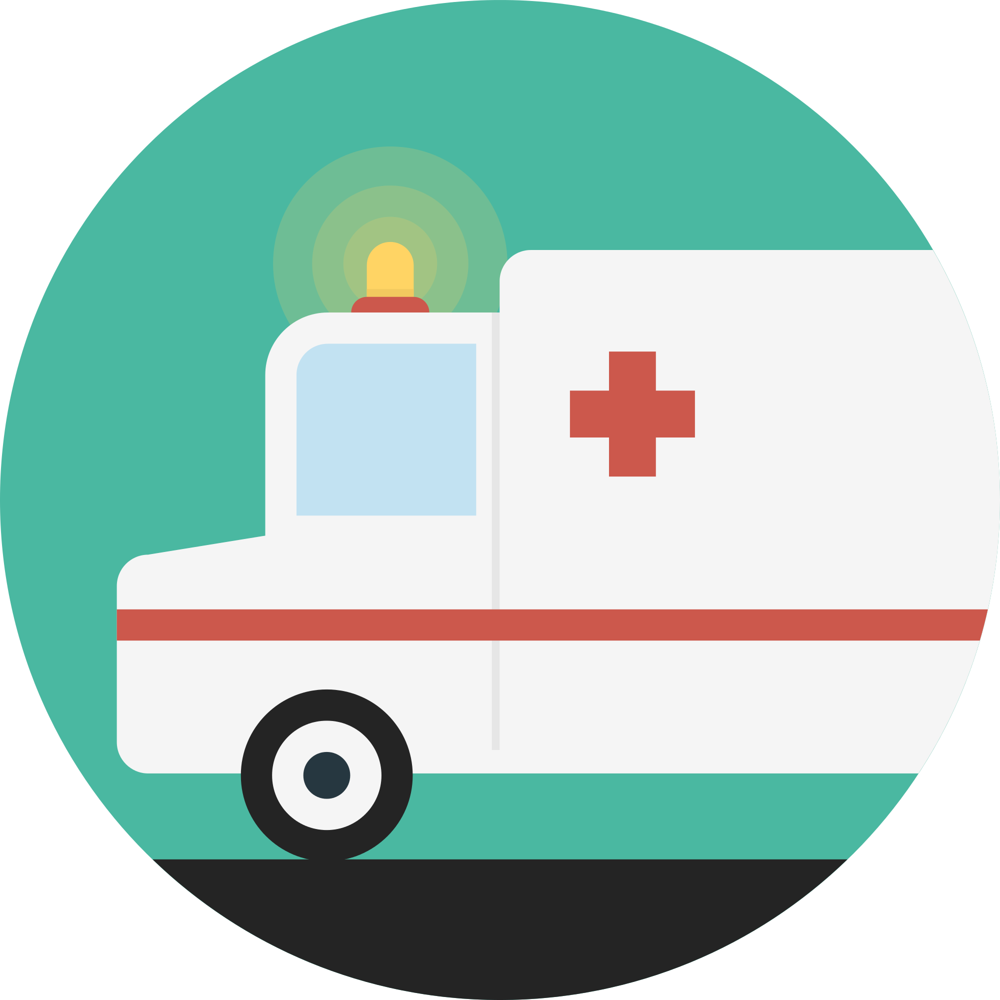Brain Injury - Ambulance Icon Png (2000x2000), Png Download