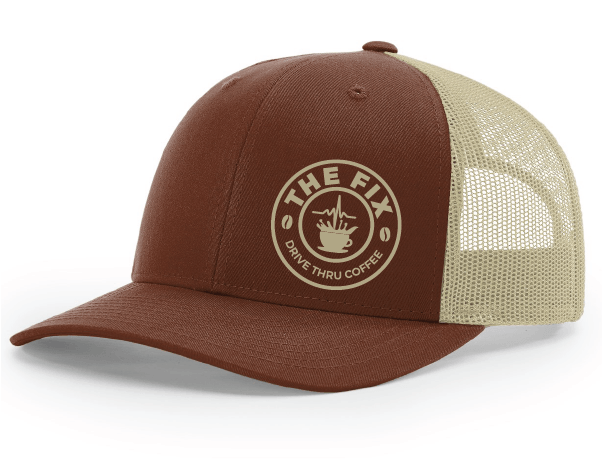 Richardson Trucker Hat Clay/cream - Richardson Adult 112 Twill Mesh Snapback Trucker Caps (601x901), Png Download