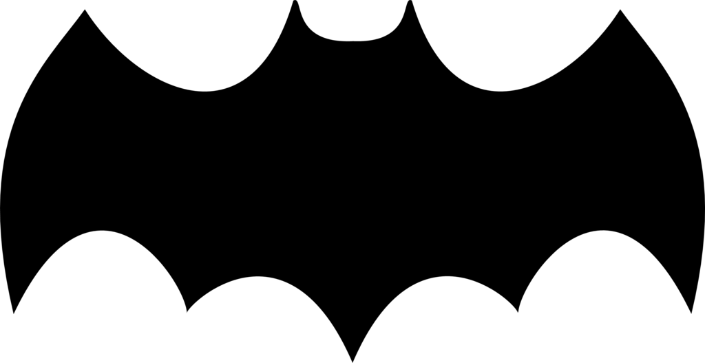 Batman Symbol - Adam West Batman Logo Png (1024x527), Png Download