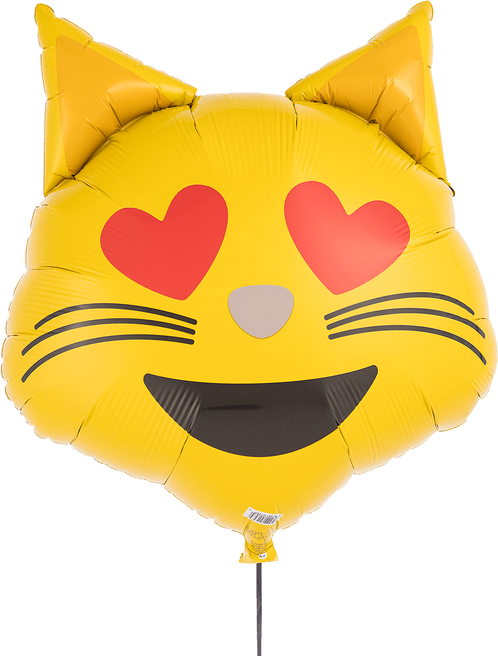 Emoji Cat Heart Eyes - Cat (1400x1400), Png Download