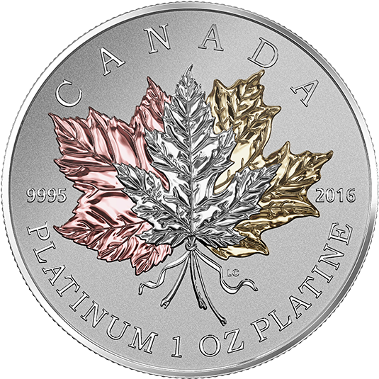 Maple Leaf Forever - Coin (570x570), Png Download