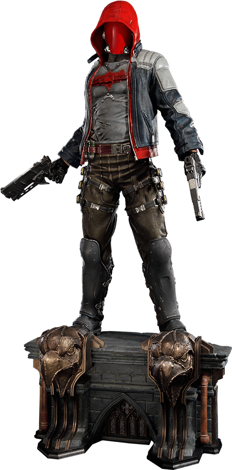 Red Hood Png - Arkham Knight Red Hood Png (480x965), Png Download