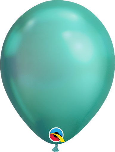 Chrome Green Balloons - New Latex Chrome Balloons (386x511), Png Download