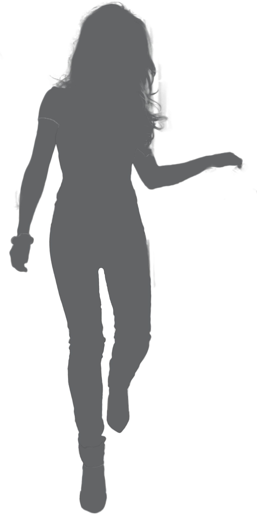 A135 Photo3 Bwcropping A135 Photo3 Colorcropping A135 - Png Woman Walking Down (1024x2083), Png Download