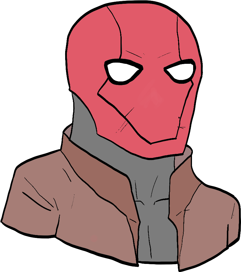 Red Hood Bust - Drawing (1600x1200), Png Download
