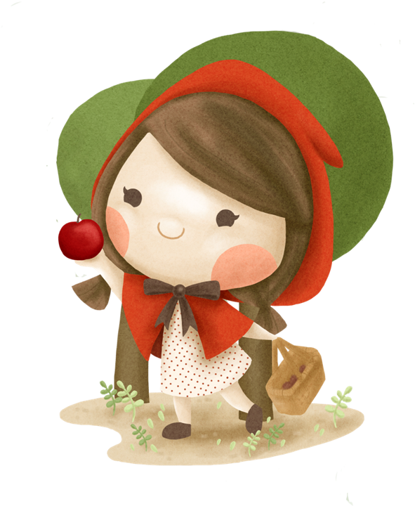 Little Red Riding Hood For Imel's Birthday Party By - Little Red Riding Hood (600x757), Png Download