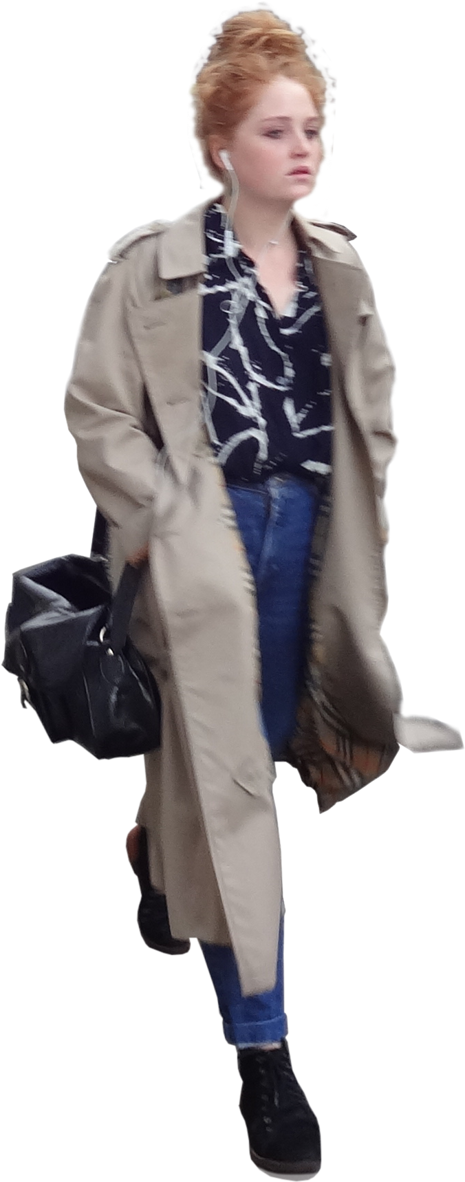 Woman Walking Png (706x1858), Png Download