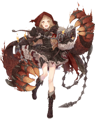 Red Riding Hood/sorcerer - Sinoalice Akazukin Sorcerer (350x414), Png Download