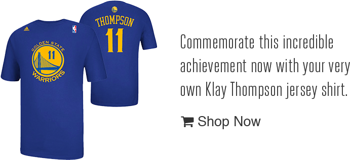 Buzzer Sounded, Thompson Had Staked His Team To An - Golden State Klay Thompson Warriors 11 Black Alternate (760x360), Png Download