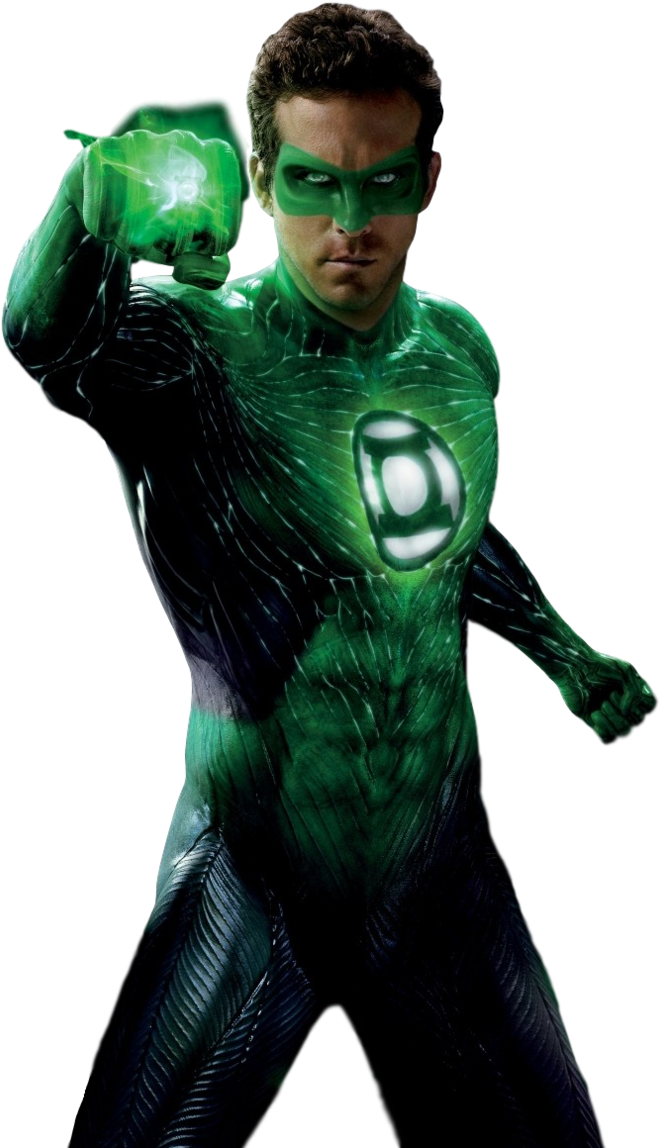 Green Lantern - Green Lantern Full Body (691x1155), Png Download