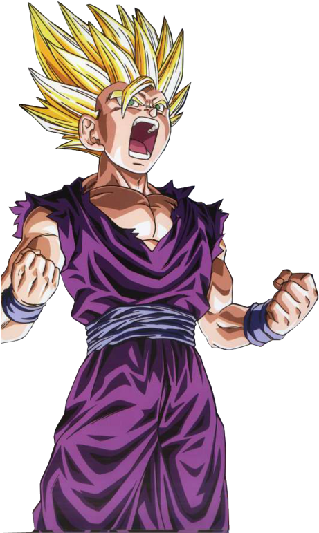 Gohan Super Saiyan - Teen Gohan Super Saiyan 2 (282x479), Png Download