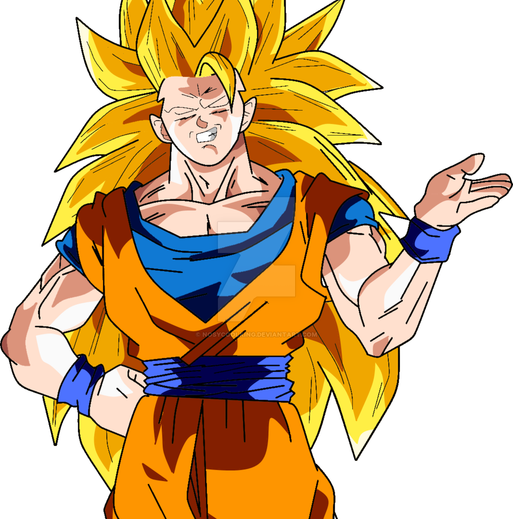 Hair Clipart Goku Super Saiyan 3 Free Transparent PNG Download PNGkey