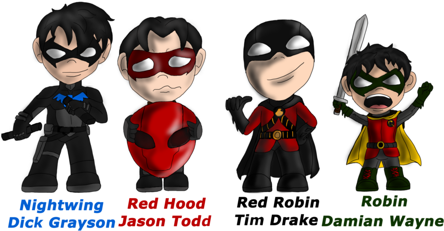 Download Chibi Robins By Maygirl Draw Chibi Red Robin Png Image With No Background Pngkey Com