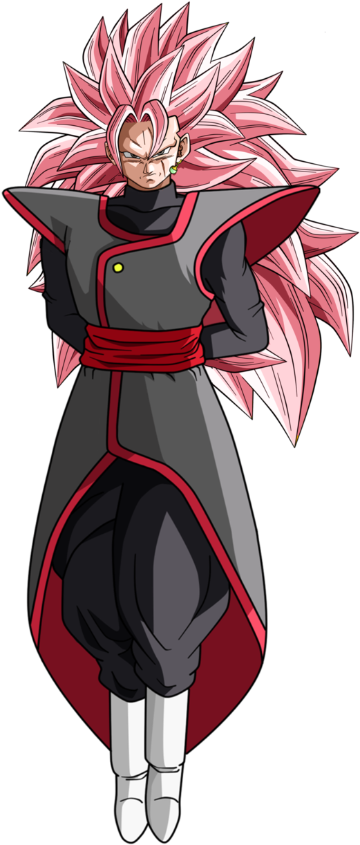 Saiyan Rose 3 , - Future Gohan Black Ssj3 Rose (608x1315), Png Download