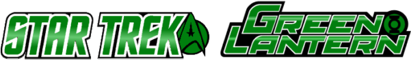 Star Trek/green Lantern - Green Lantern Title Logo (600x257), Png Download