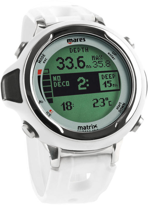 90d1202535df - Mares Matrix Dive Computer Black (1024x1024), Png Download