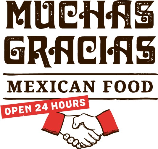 Muchas Gracias Mexican Restaurant - Mexican Restaurant Font (554x531), Png Download