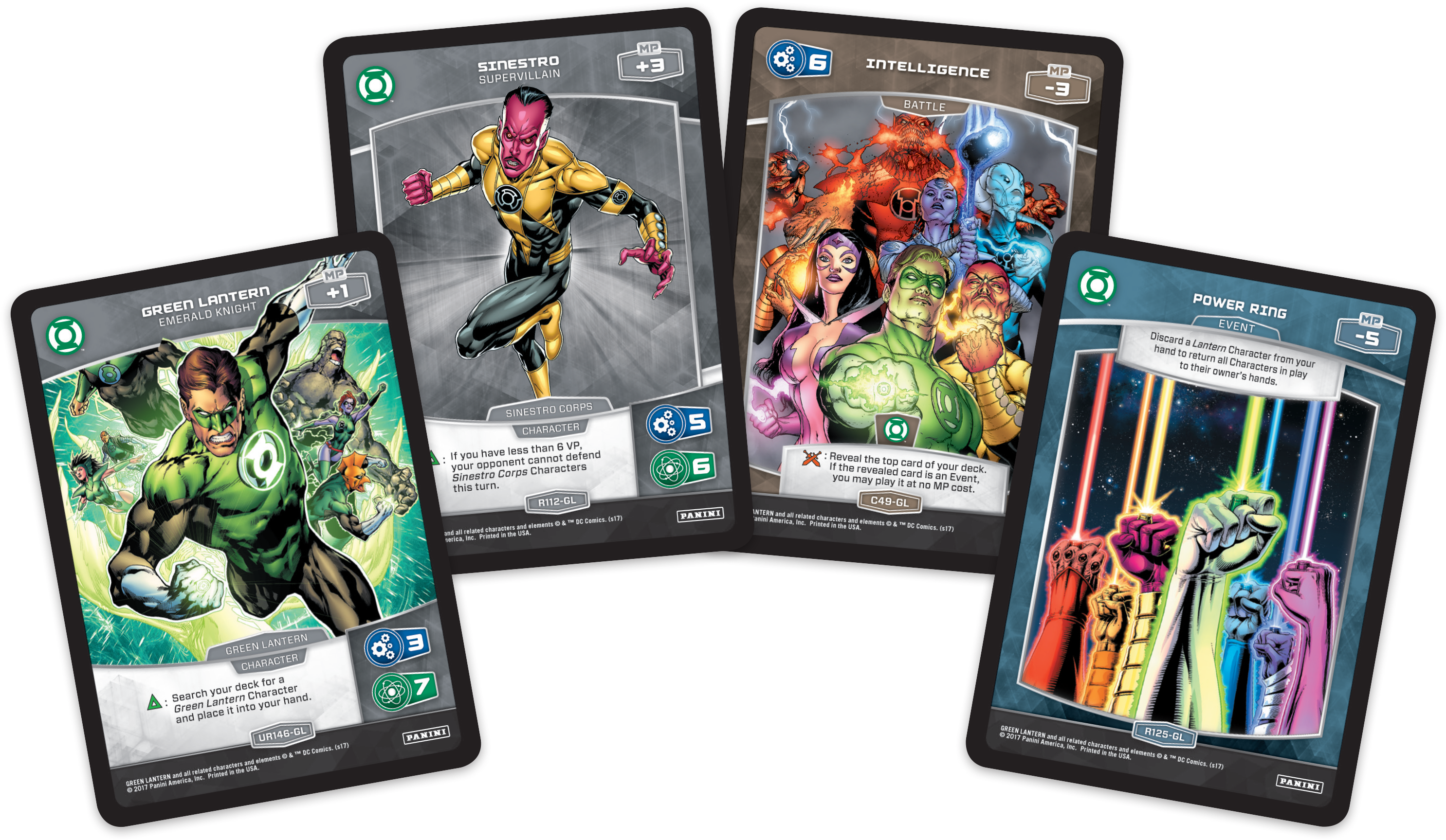 Green Lantern Card Art - Metax Tcg Green Lantern (3049x1827), Png Download