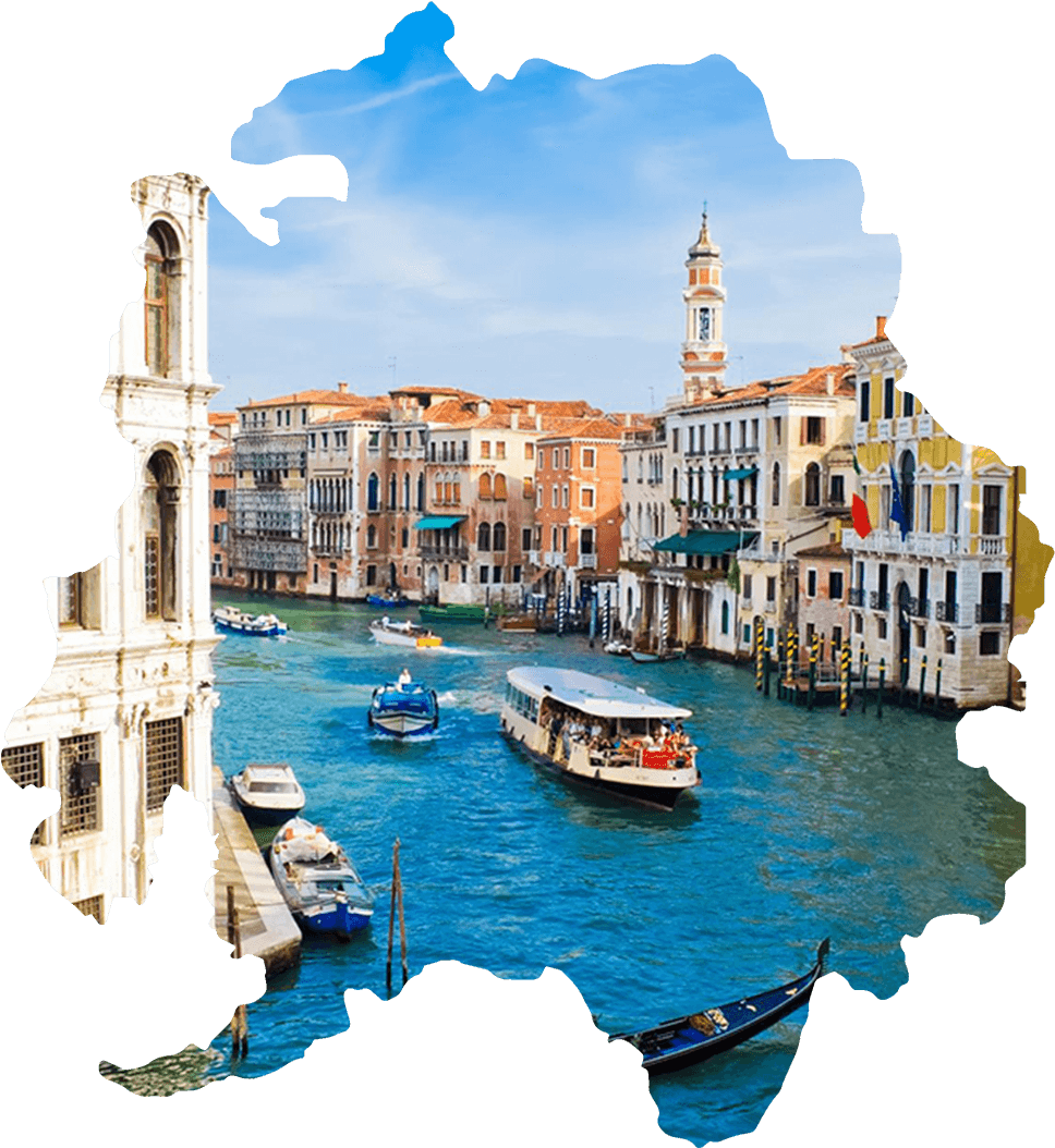 Glamours Of Italy & Switzerland - Beautiful Italy Venice City 2-14, 150 Page Lined Journal (1000x1078), Png Download