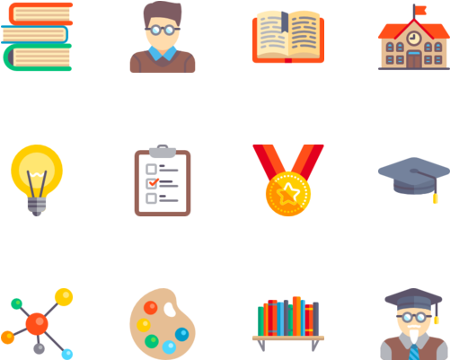 Education Elements - Flyer (560x480), Png Download