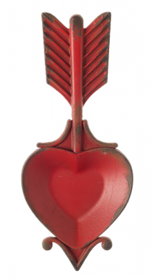 Heart / Arrow Ring Tray - Chair (400x400), Png Download