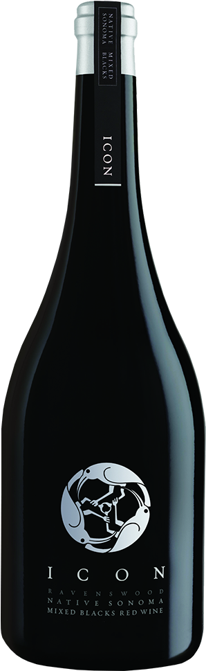 2014 Ravenswood Icon Red Blend Sonoma County - Ravenswood Icon 2012 (308x1000), Png Download